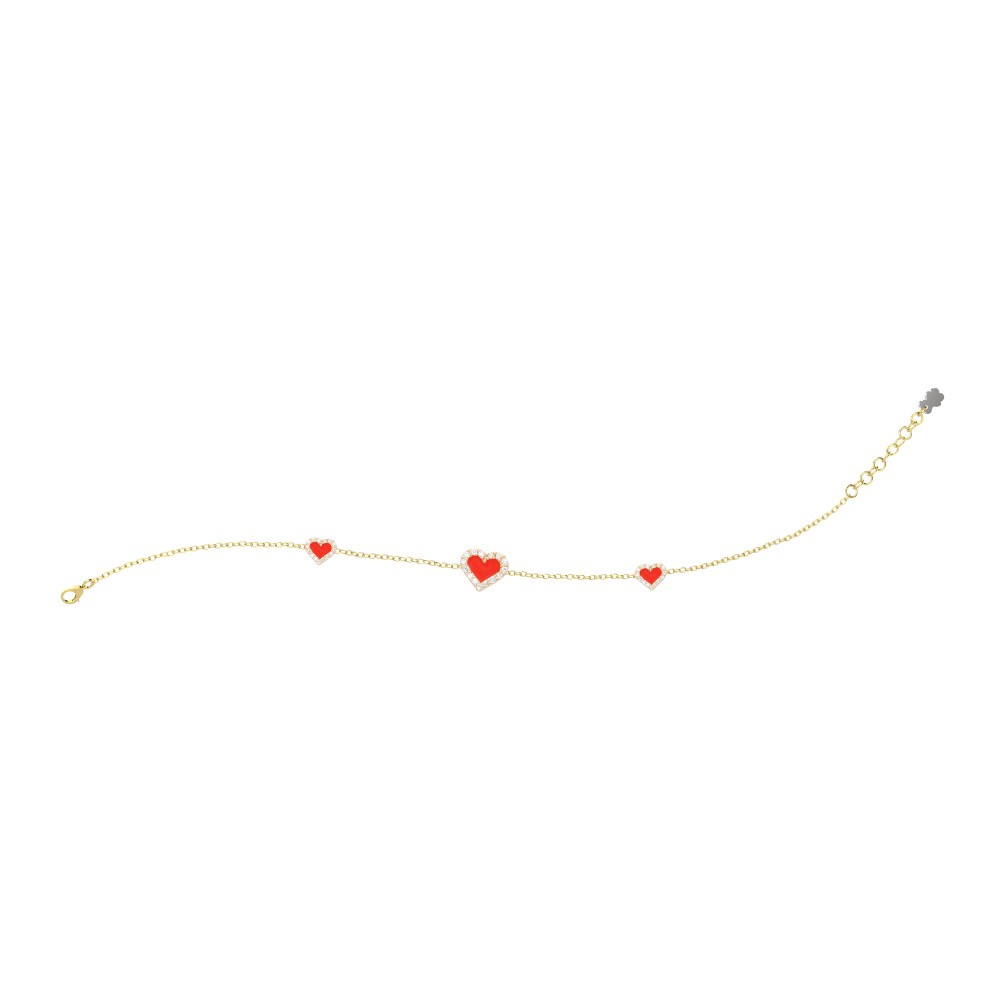 NANAN | Bracciale catena cuore | NAN0473