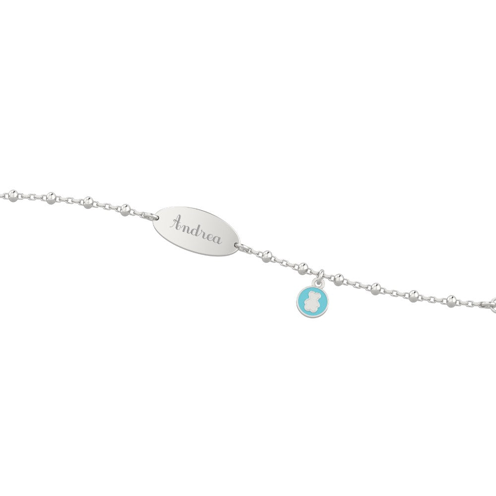 NANAN | Bracciale catena Targhetta | NAN0063