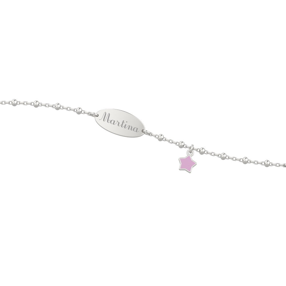 NANAN | Bracciale catena Targhetta | NAN0055