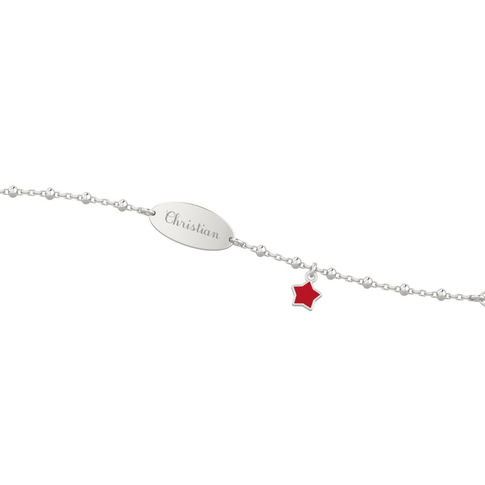 NANAN | Bracciale catena Targhetta | NAN0054