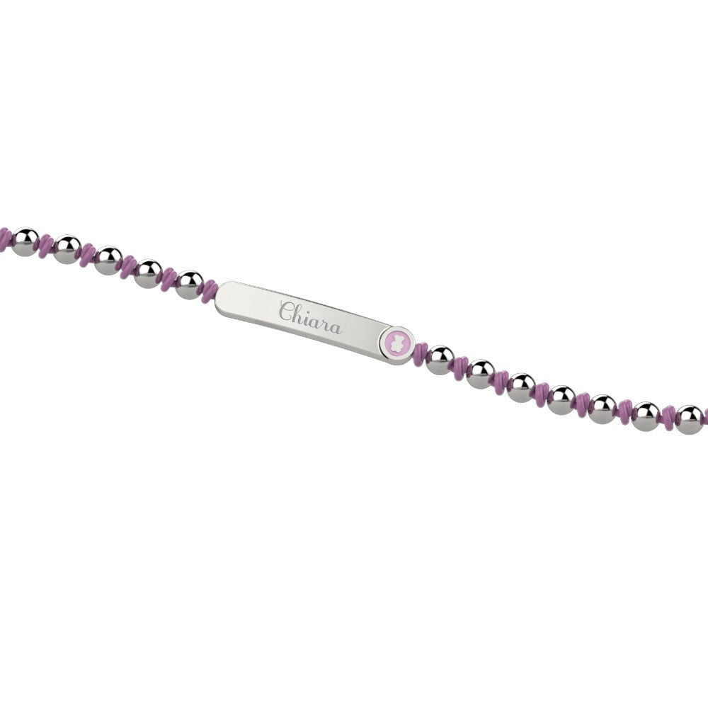 NANAN | Bracciale Bolas targhetta | NAN0115