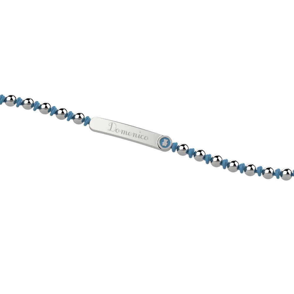 NANAN | Bracciale Bolas targhetta | NAN0114