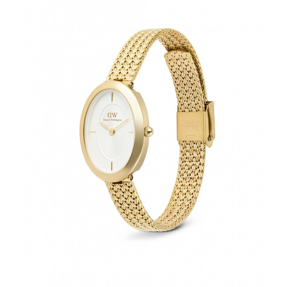 Daniel Wellington | Juliette Braided Mesh White Sunray Gold