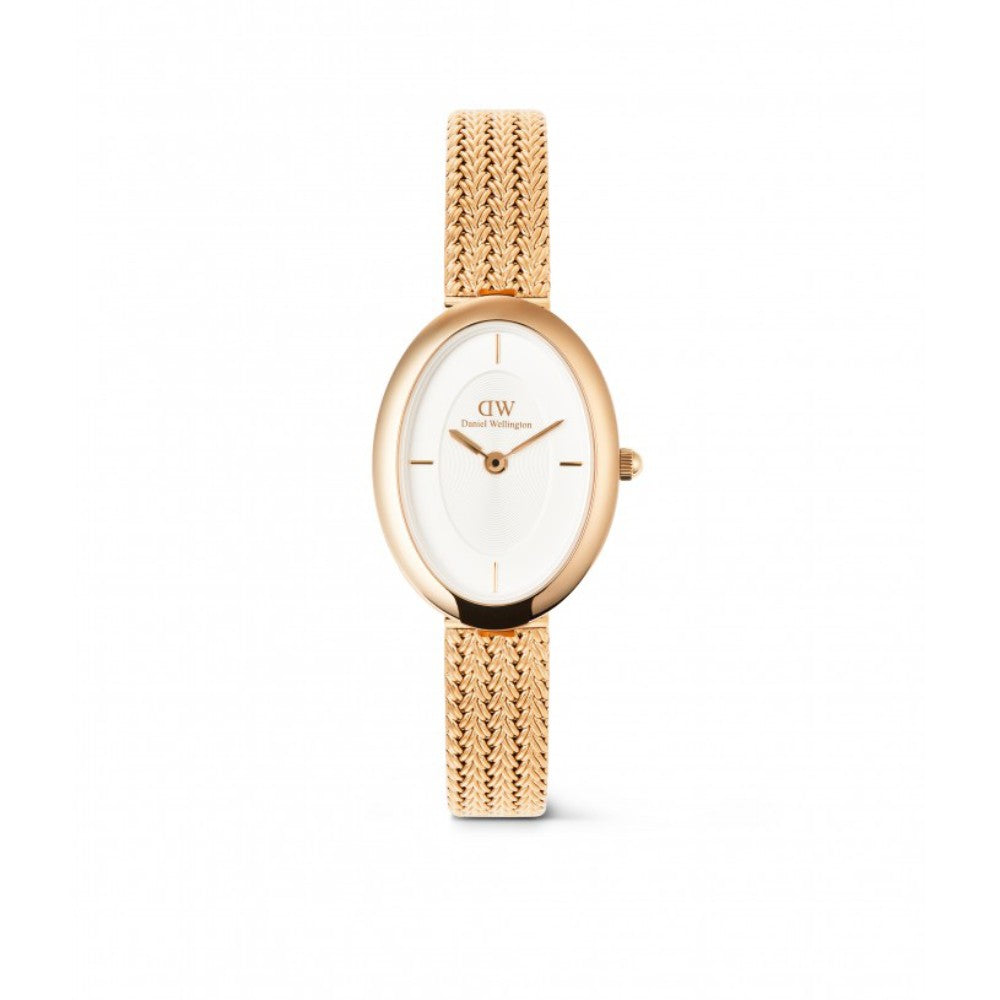 Daniel Wellington | Juliette Braided Mesh White Sunray Rose Gold