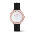 Daniel Wellington | Crystalline Bezel Black Croc Rose Gold