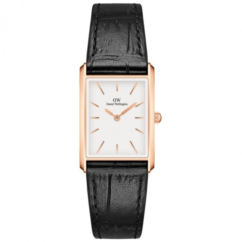 Daniel Wellington | Bound Black Crocodile Rose Gold