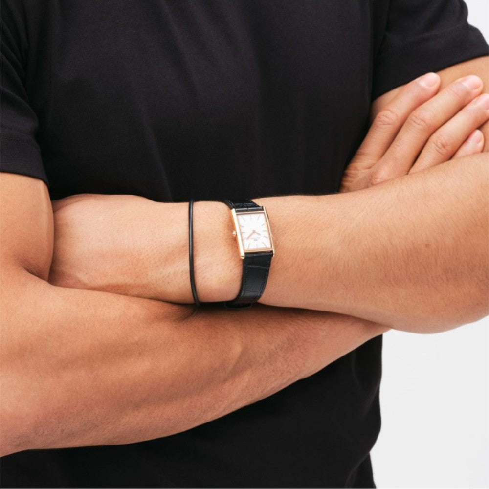 Daniel Wellington | Bound Black Crocodile Rose Gold