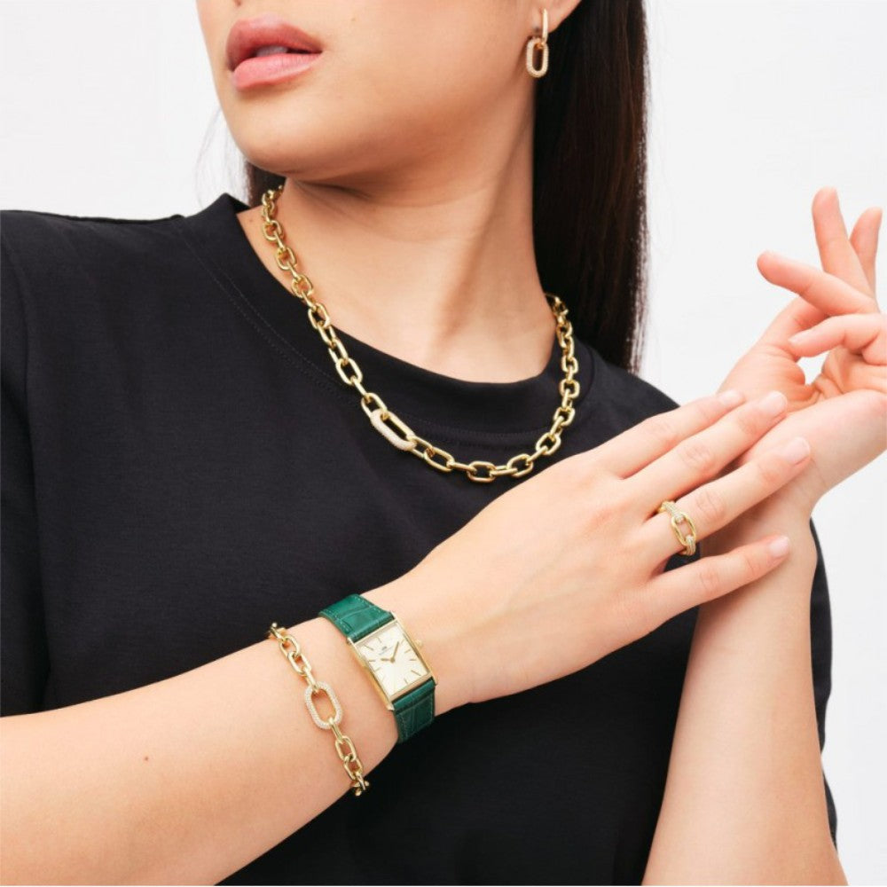 Daniel Wellington | Bound Crocodile Champagne Sunray Gold