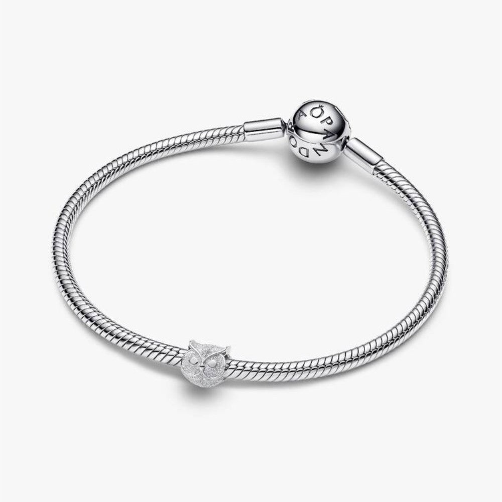 Mini Charm Gufo effetto diamantato