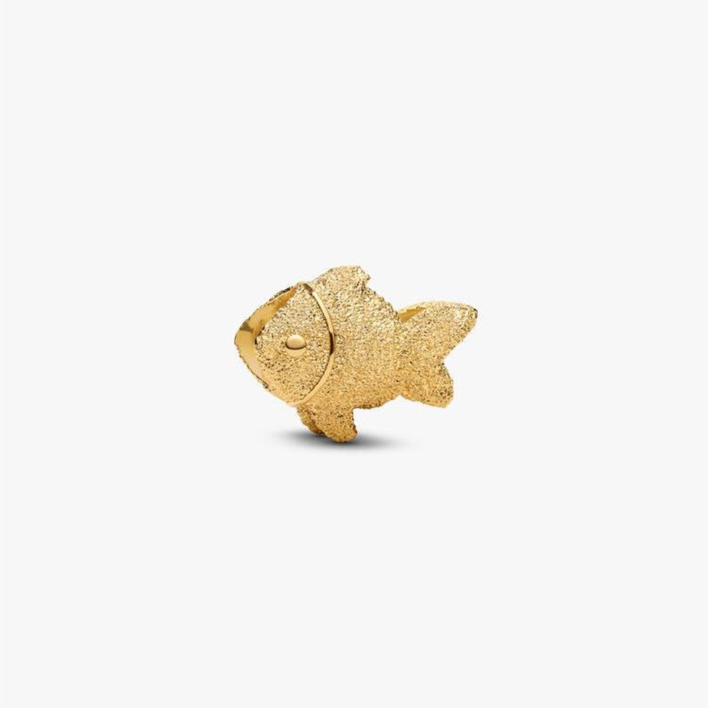 Mini Charm Pesce effetto diamantato