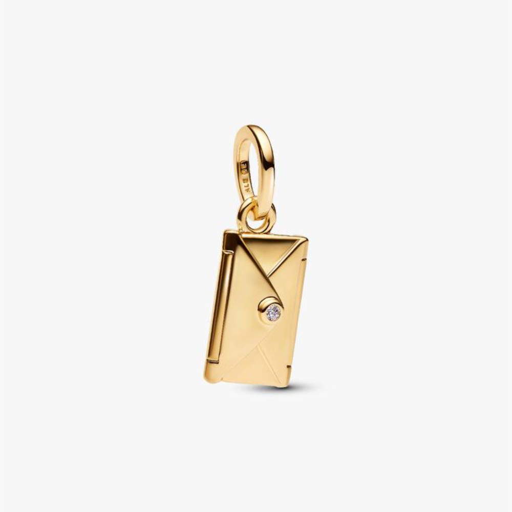 Charm Pendente Lettera d'amore Apribile da incidere