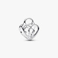 Charm Openwork Lucchetto Cuore