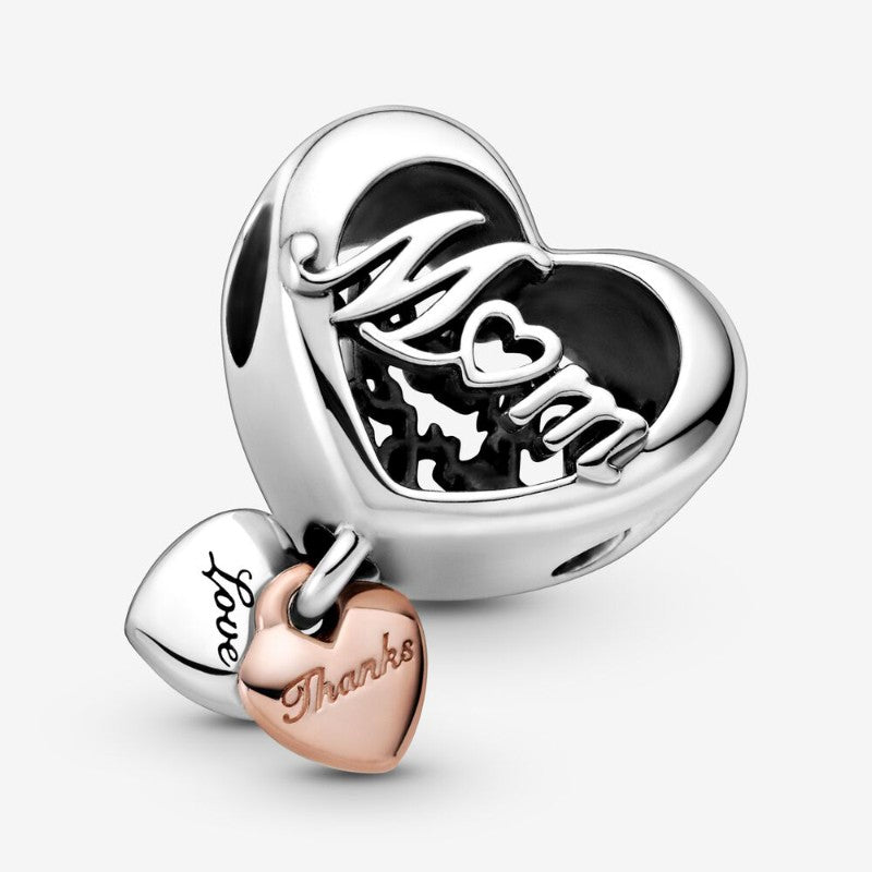Charm a cuore Thank You Mum