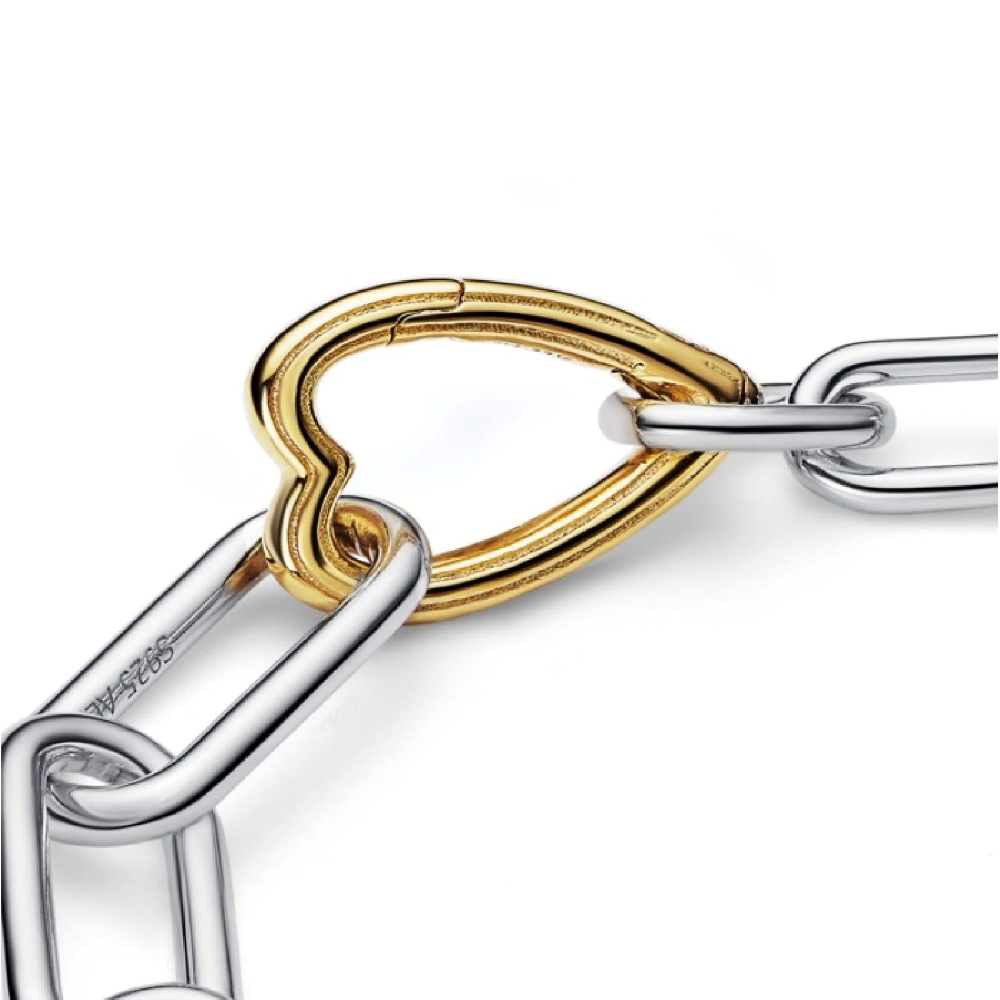 Bracciale Maglia Link con Connector a Cuore Pandora ME