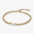 Bracciale con Perla d'Acqua Dolce Coltivata e Sfere