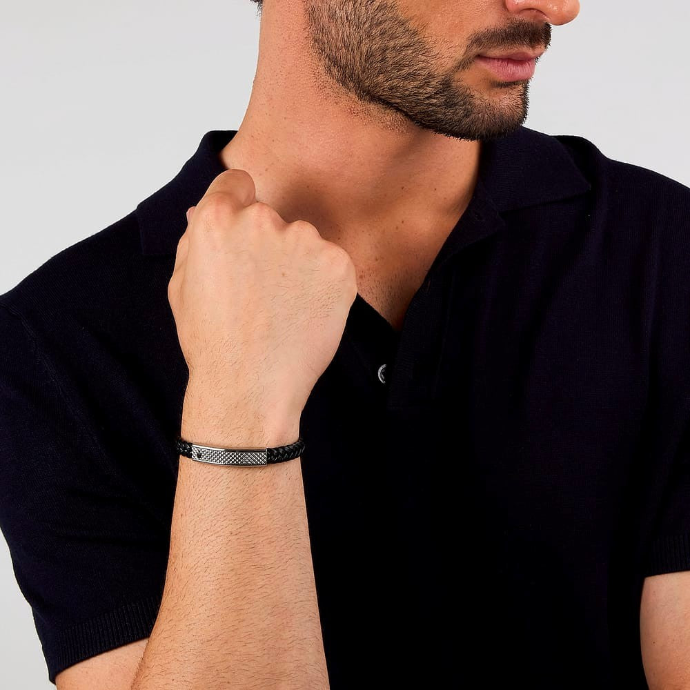 MASERATI | Bracciale in pelle