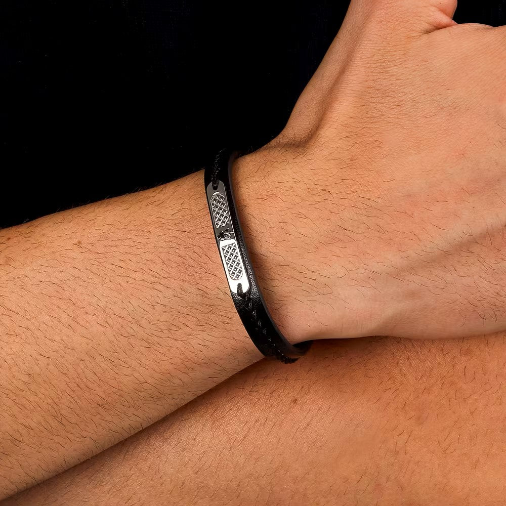 MASERATI | Bracciale recycled leather
