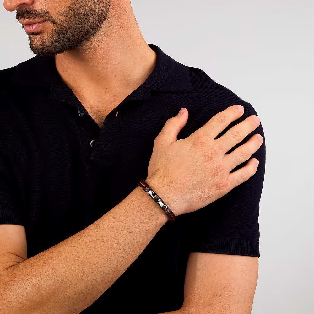 MASERATI | Bracciale recycled leather