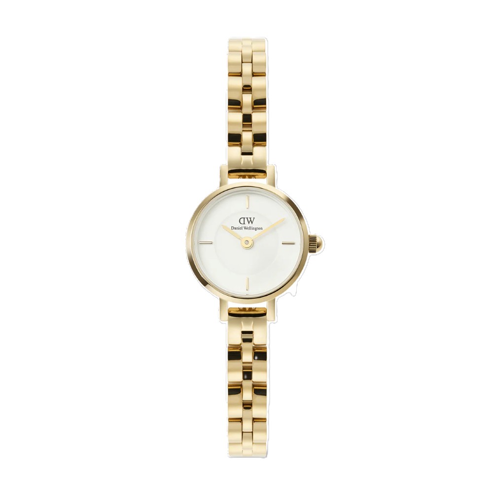 Daniel Wellington | Petite Mini Arch 3-link White Gold
