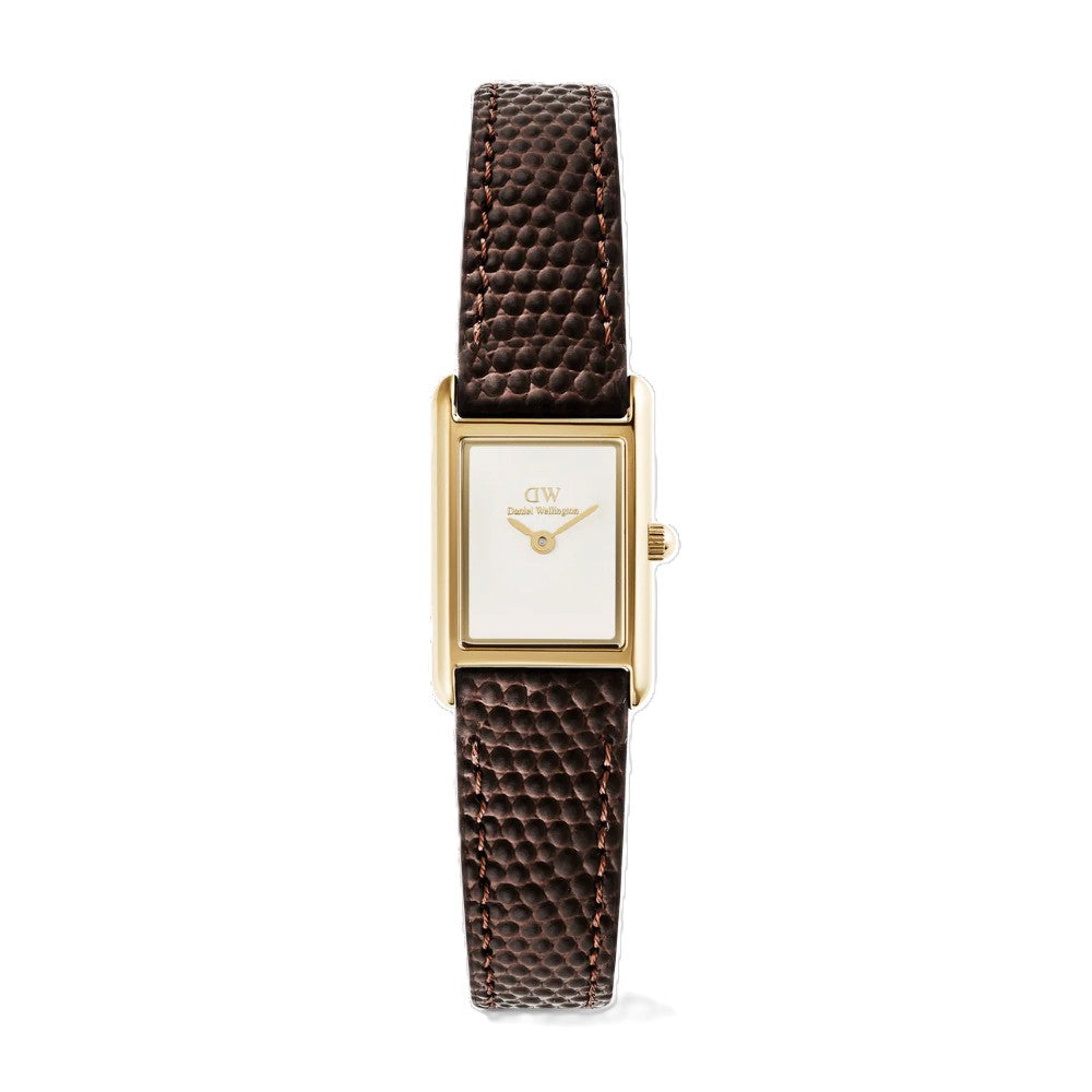Daniel Wellington | Bound Mini Dark Brown Lizard Gold