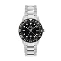 Daniel Wellington | Iconic GMT Link Black Ceramic Bezel Silver
