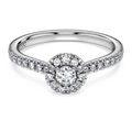 SWAROVKI | Anello solitario halo Eternity