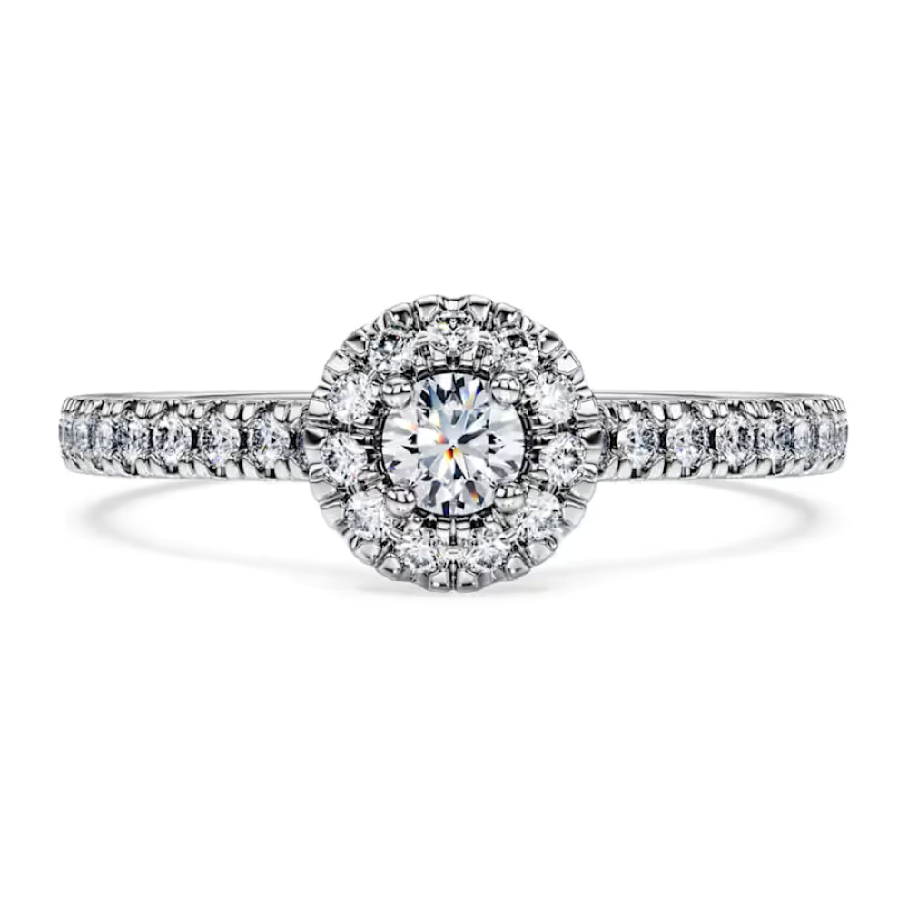 SWAROVKI | Anello solitario halo Eternity