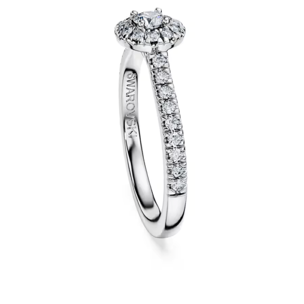 SWAROVKI | Anello solitario halo Eternity