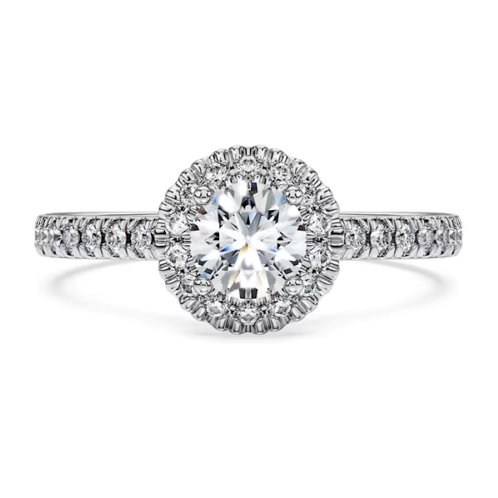 SWAROVKI | Anello solitario halo Eternity