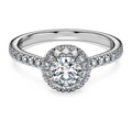 SWAROVKI | Anello solitario halo Eternity