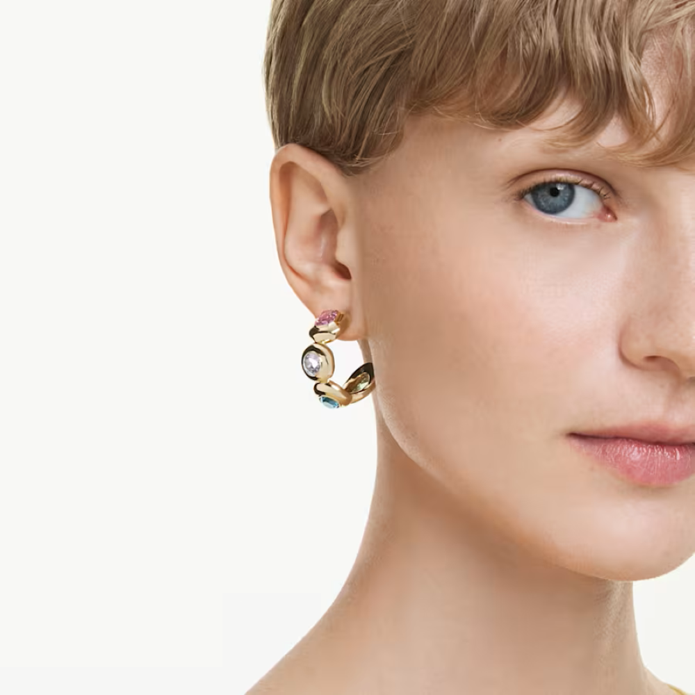 SWAROVSKI | Orecchini a cerchio Gema