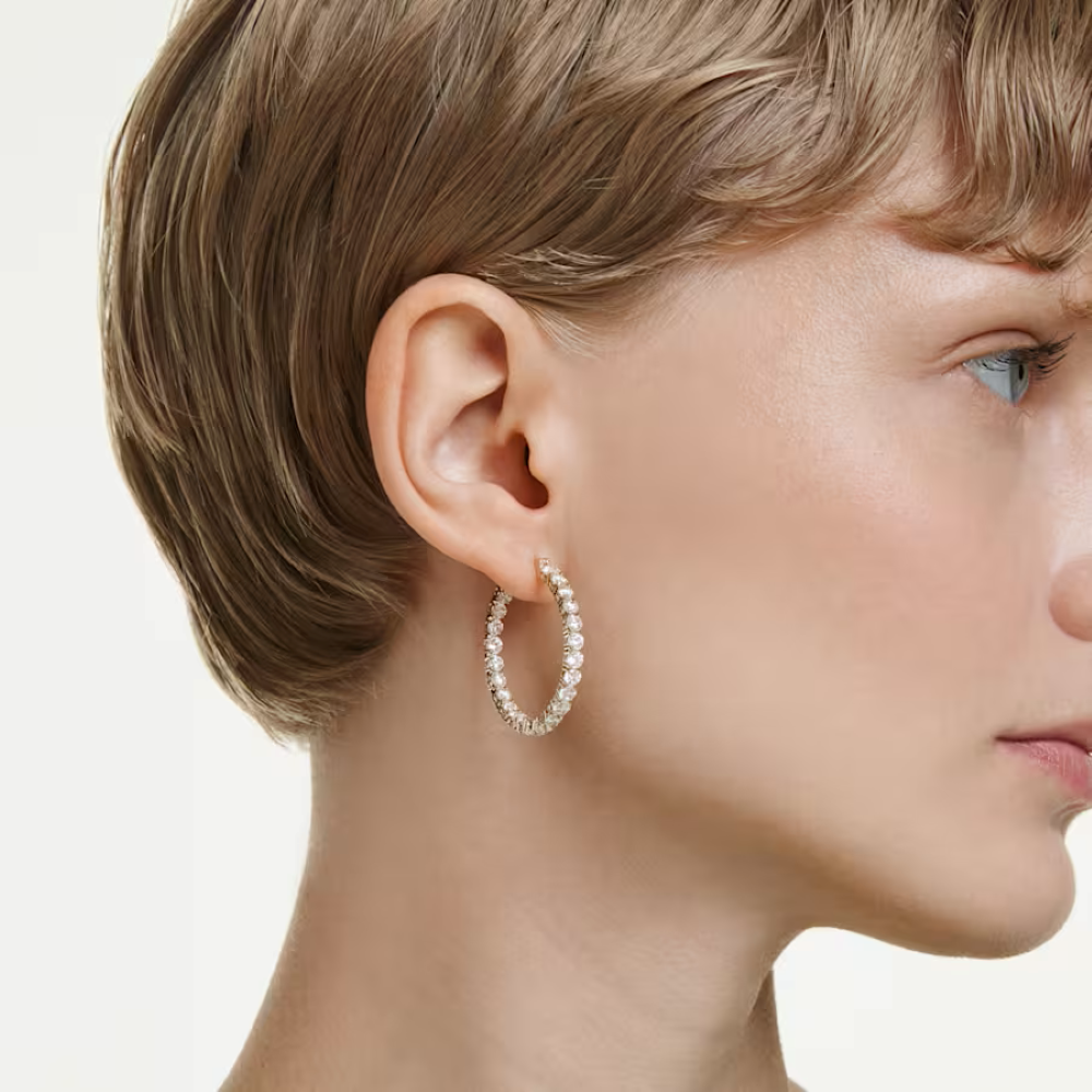SWAROVSKI | Orecchini a cerchio Matrix
