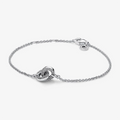 Bracciale Cerchi Intrecciati Pavé