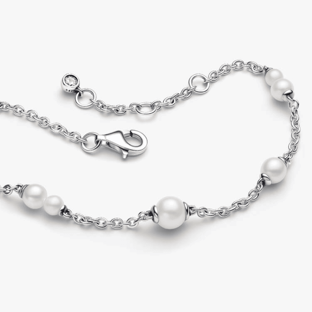 Bracciale Catena con Perle d'Acqua Dolce Coltivate