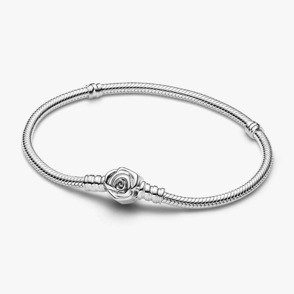 Bracciale con Chiusura a Rosa