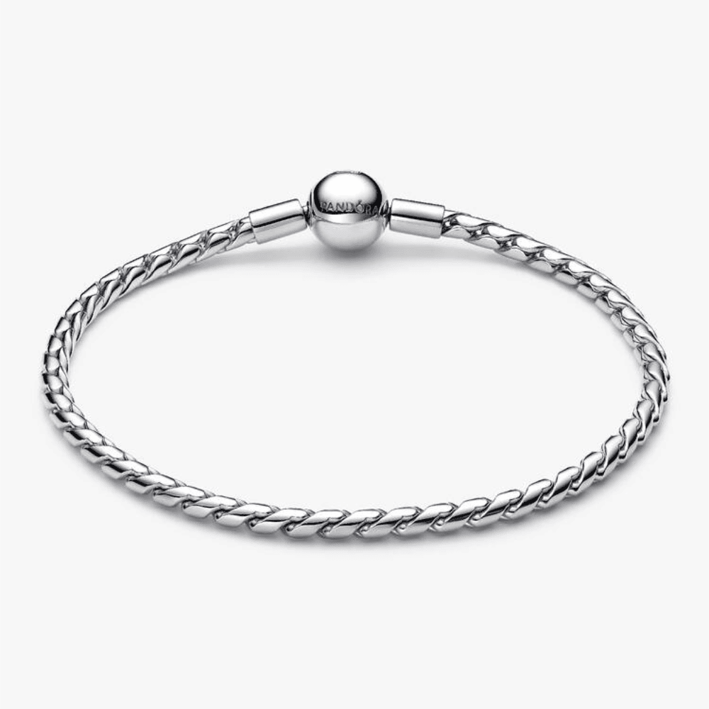 Bracciale Maglia Spiga con Chiusura a Sfera