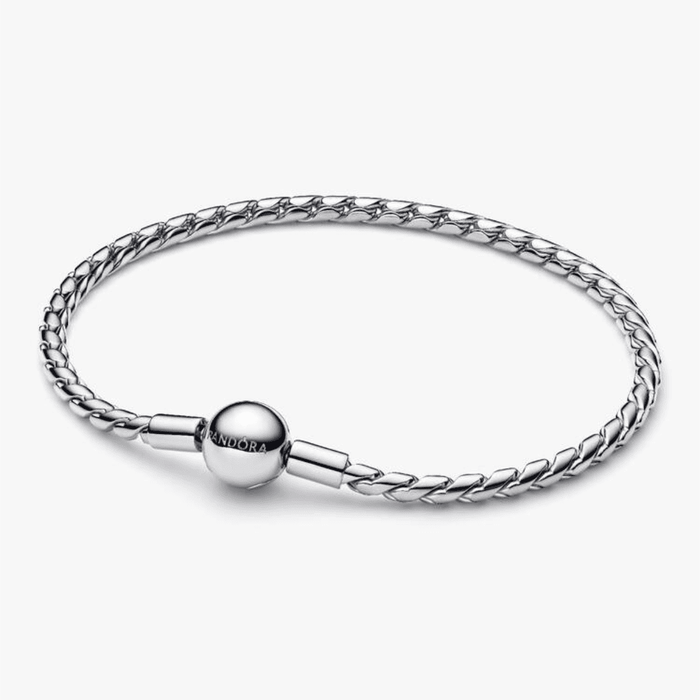 Bracciale Maglia Spiga con Chiusura a Sfera