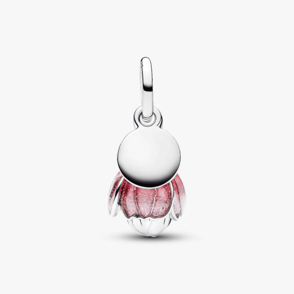Charm Pendente Fiore "Thank you"