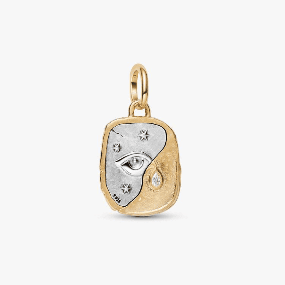 Charm Medallion Occhio "Nosce Te Ipsum"