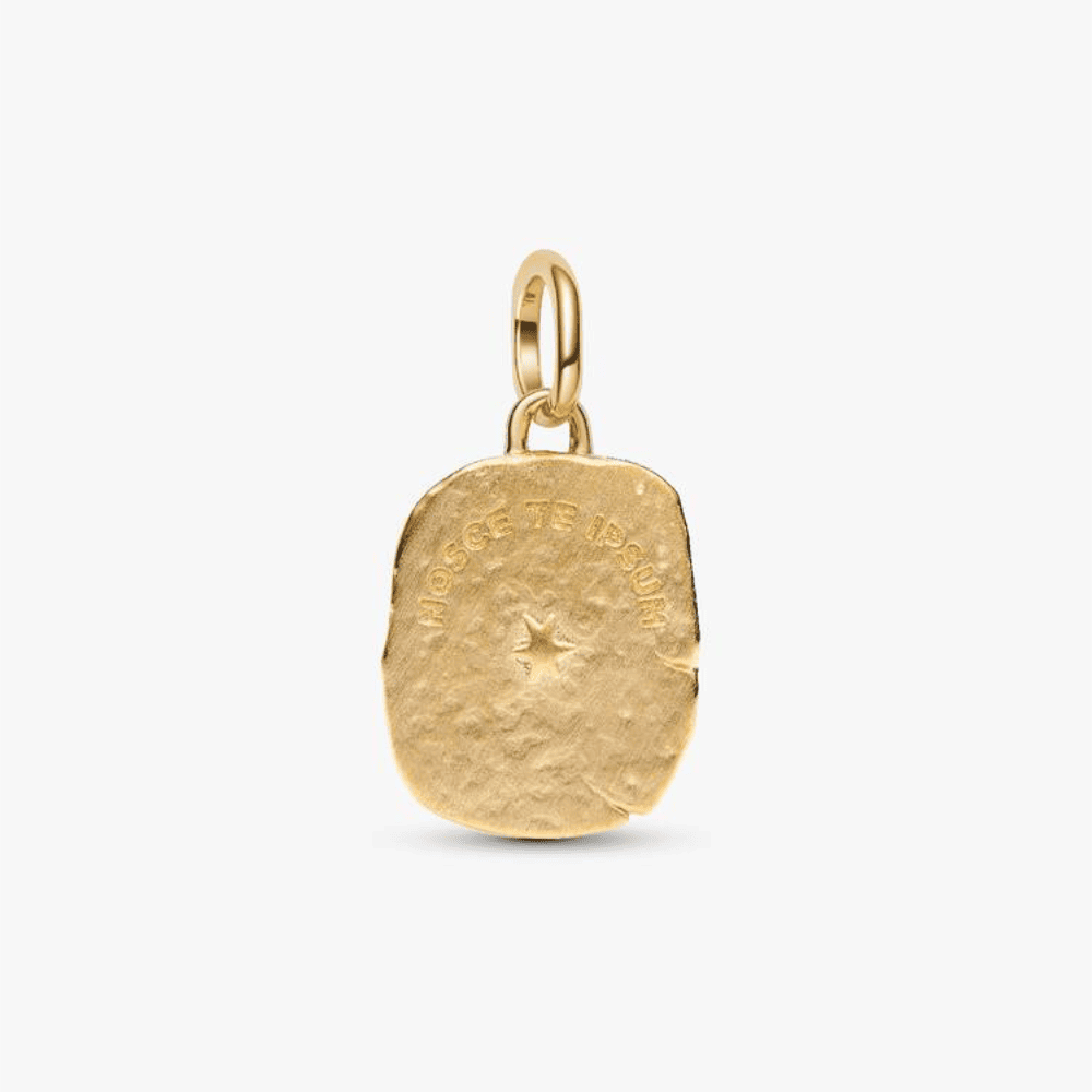 Charm Medallion Occhio "Nosce Te Ipsum"