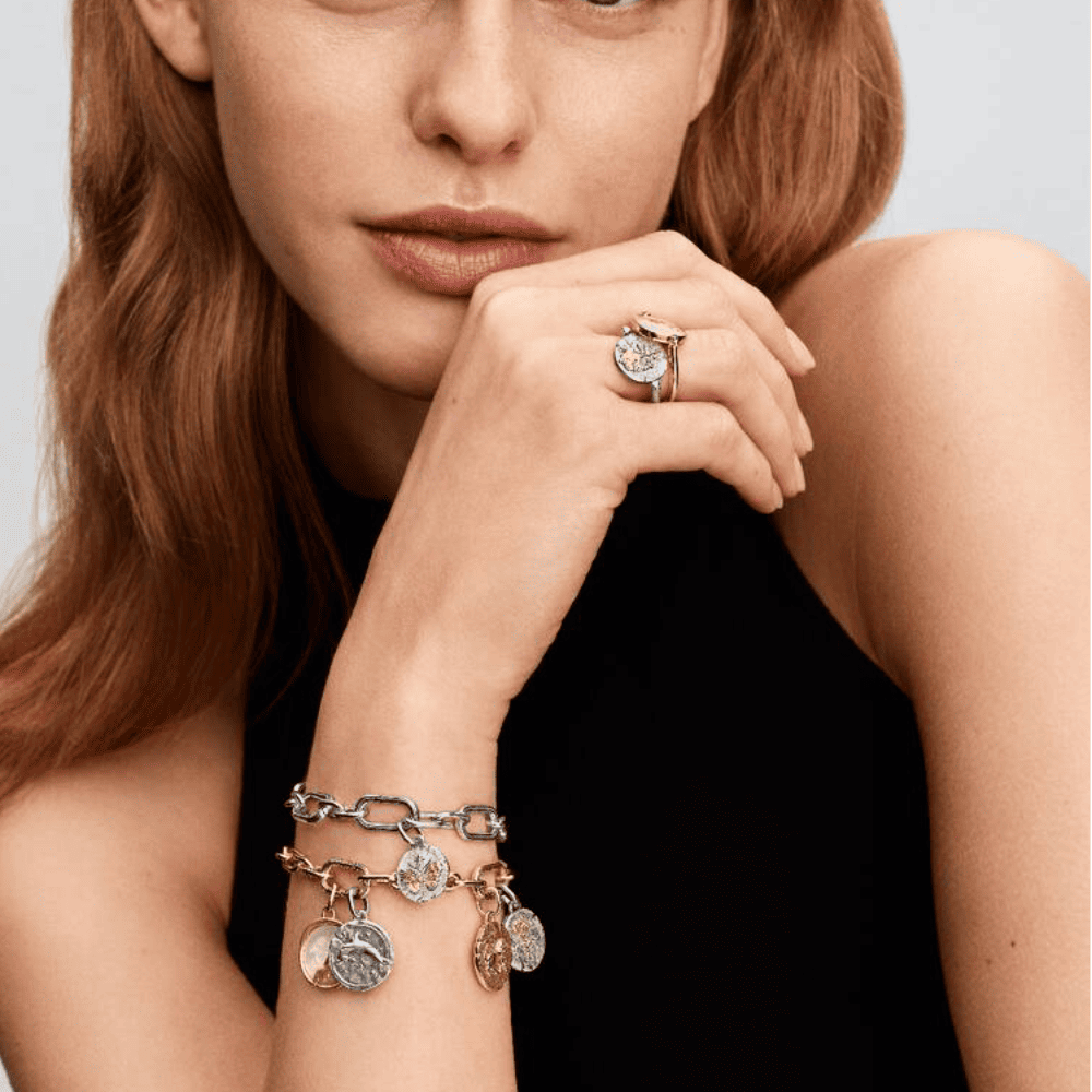 Charm Medallion Occhio "Nosce Te Ipsum"