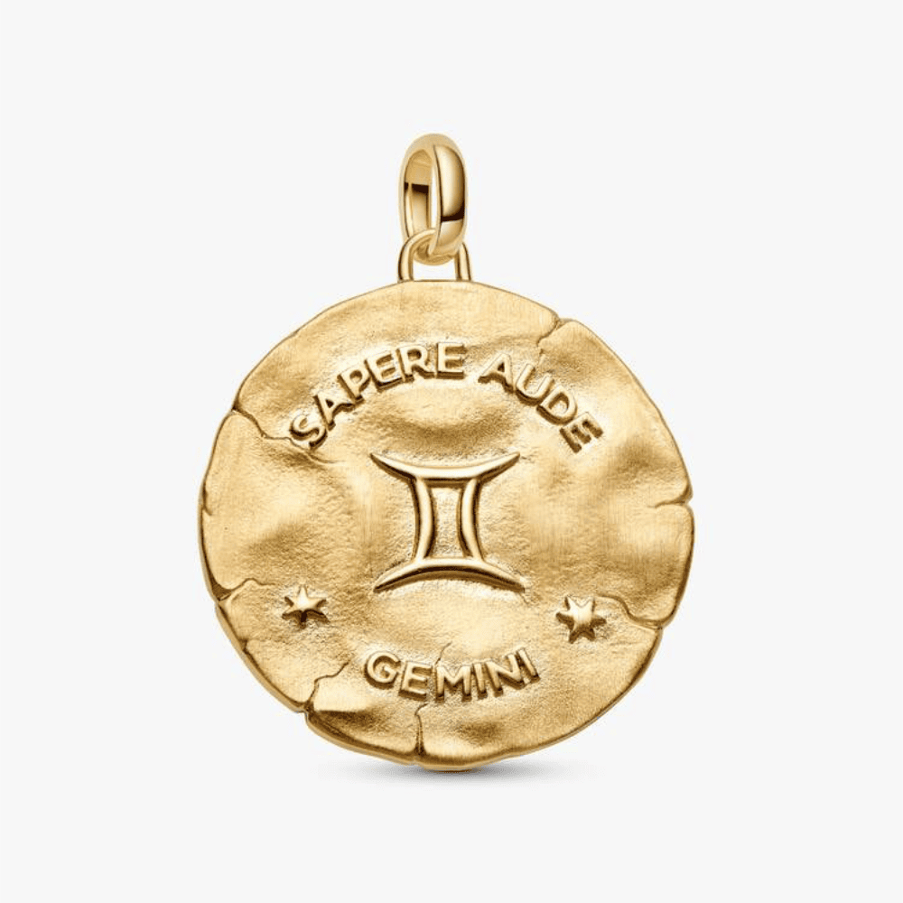 Charm Medallion XL Gemelli "Sapere Aude"