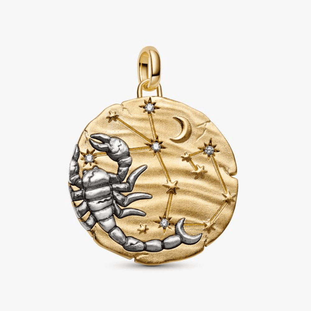 Charm Medallion XL Scorpione "Noli Timere"