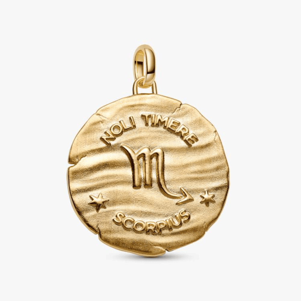 Charm Medallion XL Scorpione "Noli Timere"