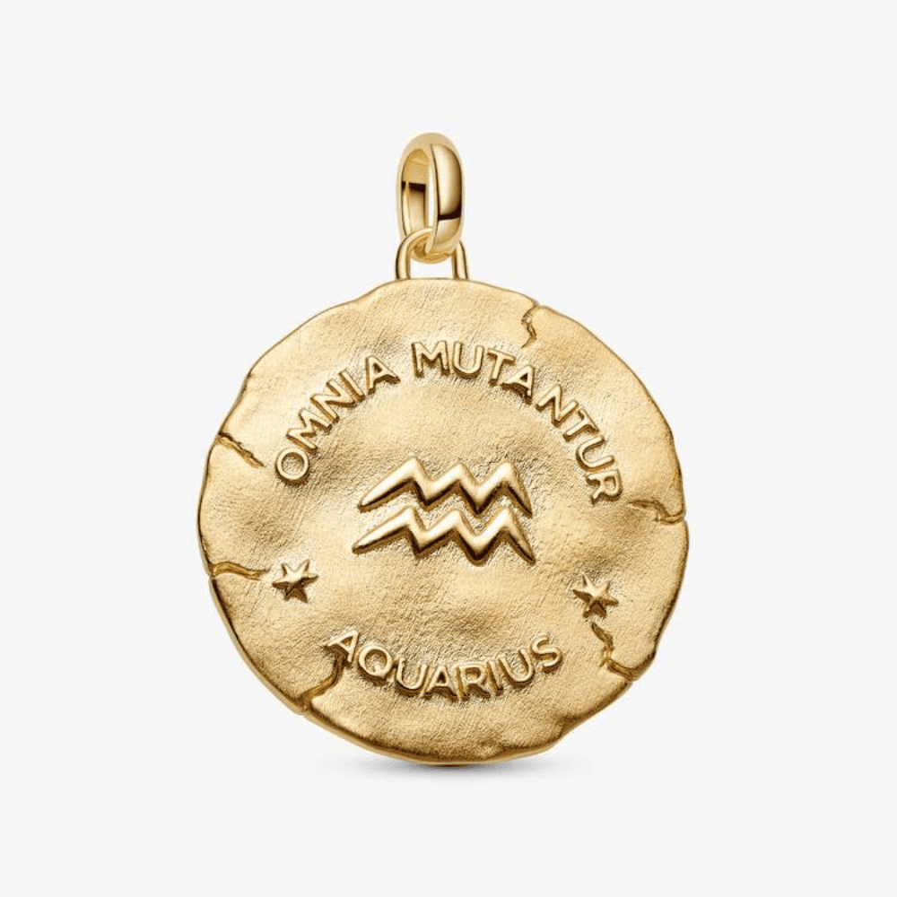 Charm Medallion XL Acquario "Omnia Mutantur"