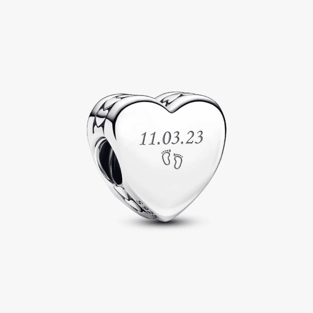 Charm Cuore da incidere