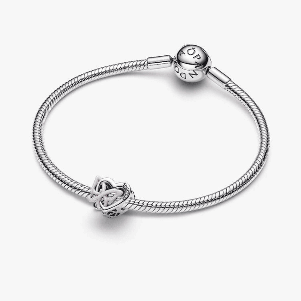 Charm Openwork Cuore e Farfalla