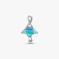 Charm Pendente Manta Vetro di Murano