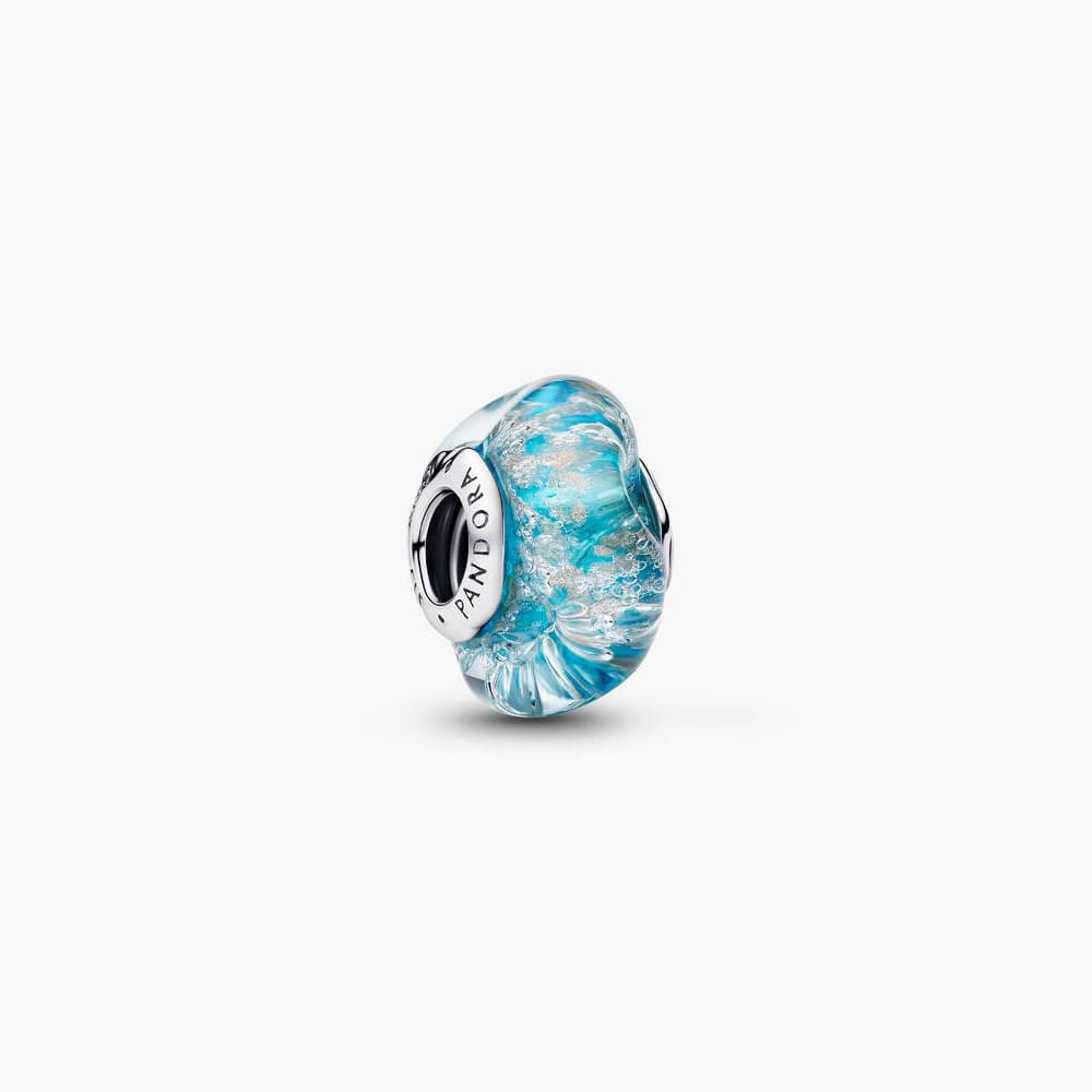 Charm Vetro di Murano Acqua Cristallina