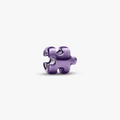 Mini Charm Puzzle effetto metallico viola